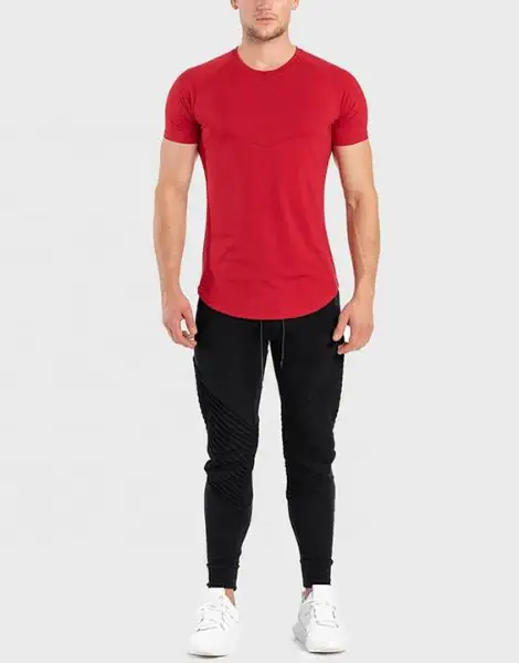 Back Striped Workout T-Shirts For Men Wholesale USA