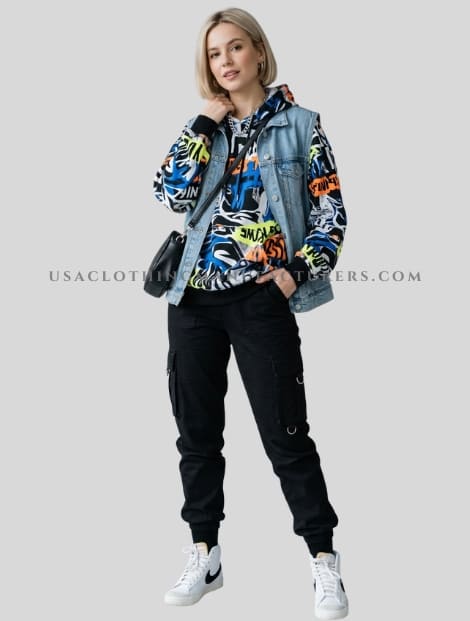 Custom Graphic Print Hoodie Manufacturer USA