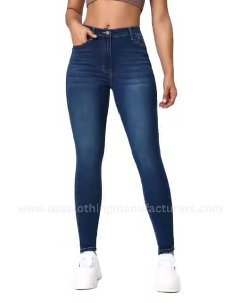 Slim Fit Denim Jeans Pant for Ladies Wholesale