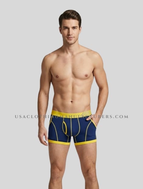 Bright Blue and Yellow Mens Trunk Wholesaler