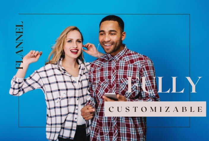 Private Label Flannel Clothing Packaging and Branding