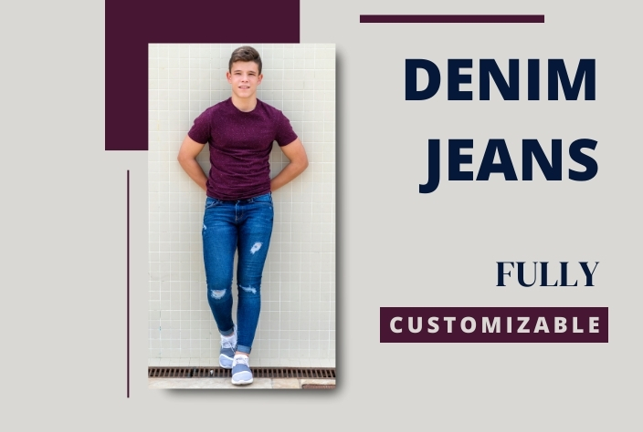 Custom Denim Jeans Tech Pack Manufacturing